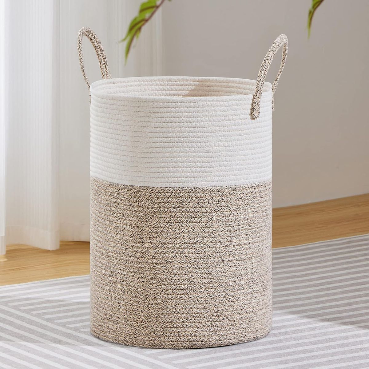 Woven Rope Laundry Hampers