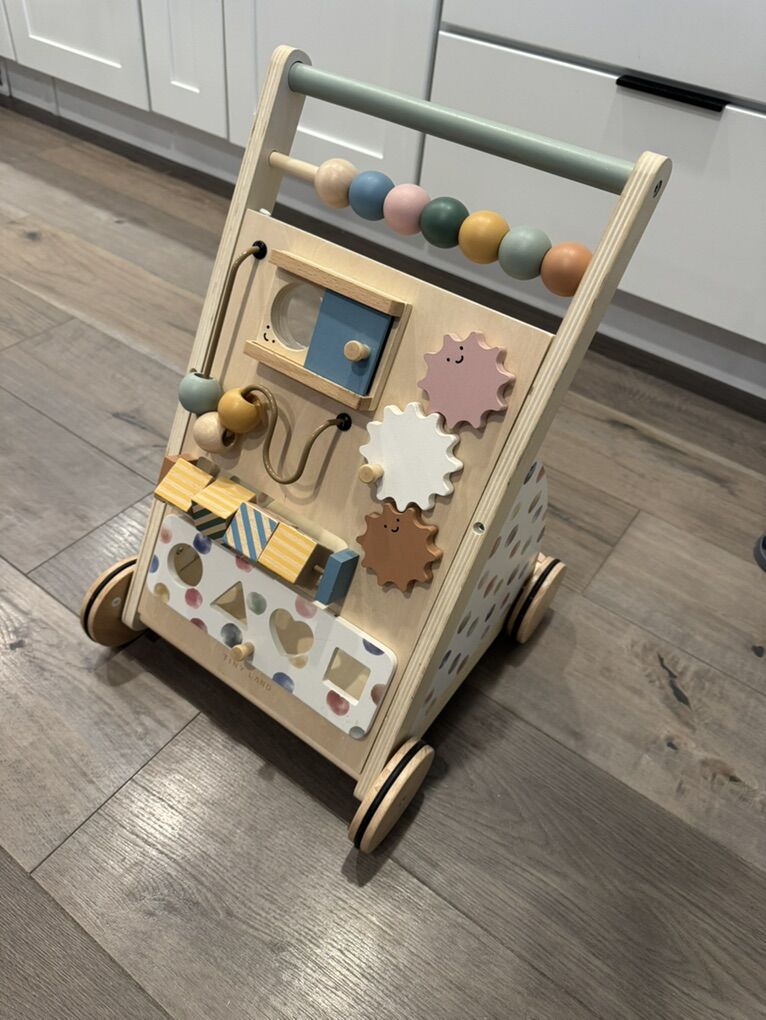 Tiny Land Premium Wooden Activity Walker