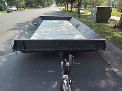 Trailer Tilt swing tongue 16'x6' raft 4wheeler snowmobile small boat