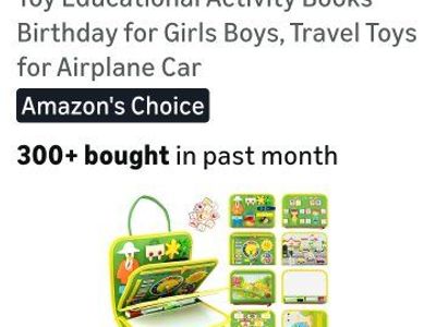 New! Toddler Busy Book