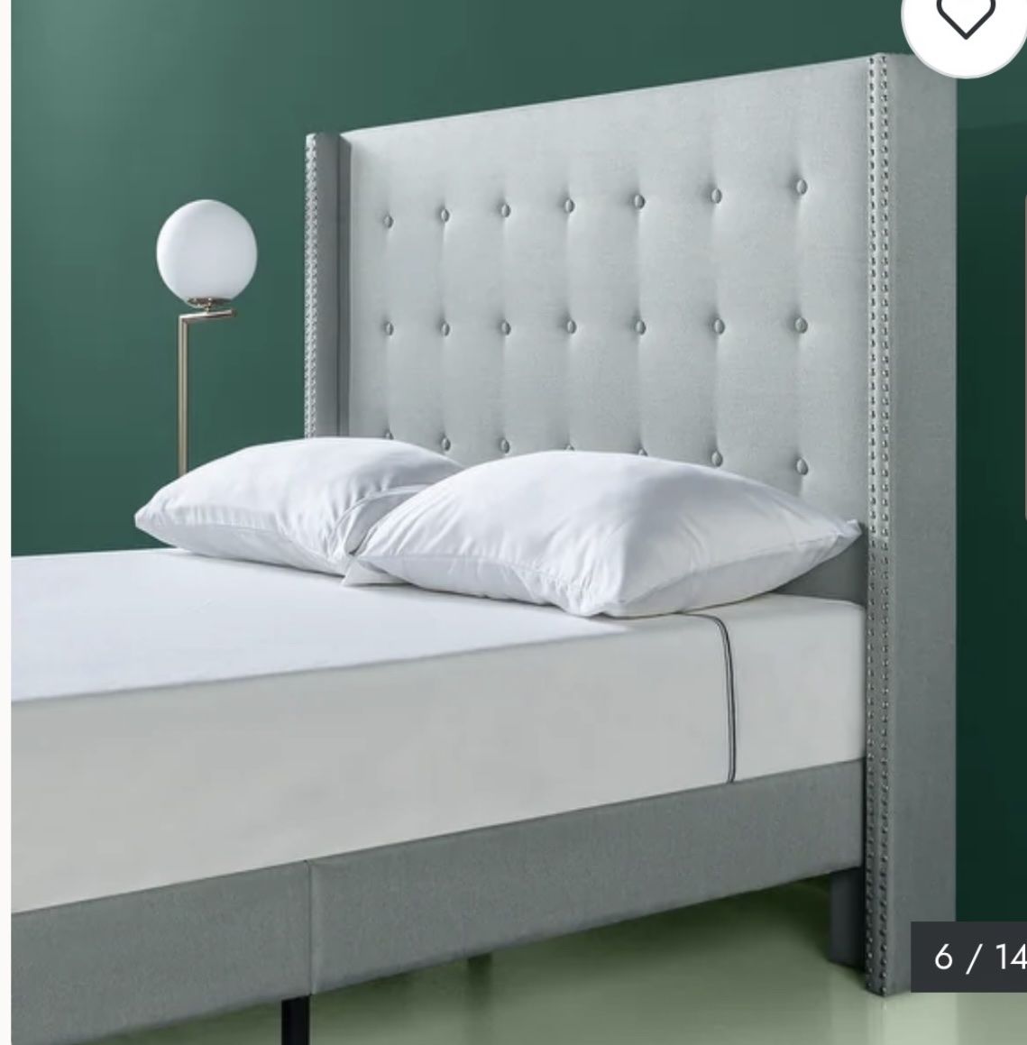 Brand new queen size bed with mattress