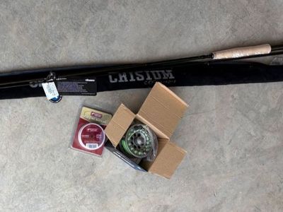 9 foot 6 wt Okuma Fly rod and reel