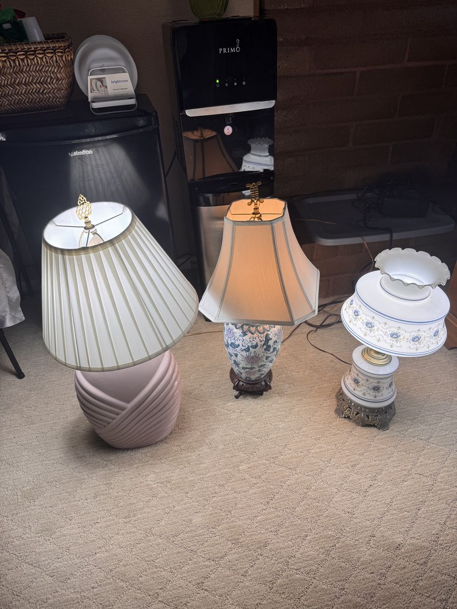 Antique Table Lamps $10 Each