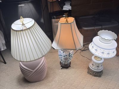 Antique Table Lamps $10 Each