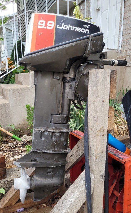 1976 Johnson 9.9 hp outboard
