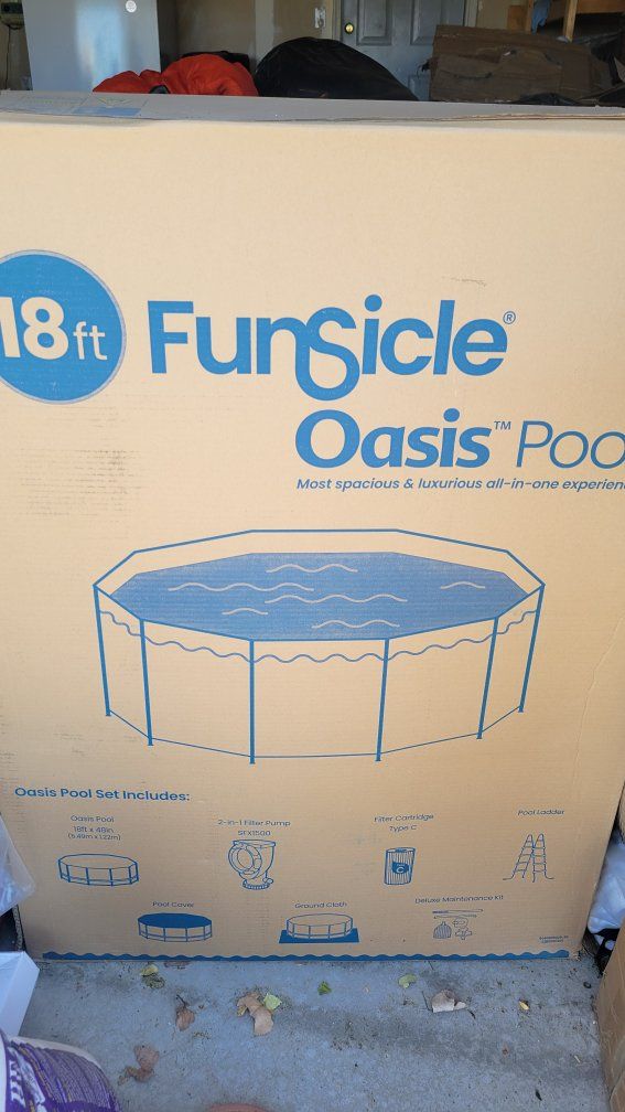 18ft funsicle oasis pool