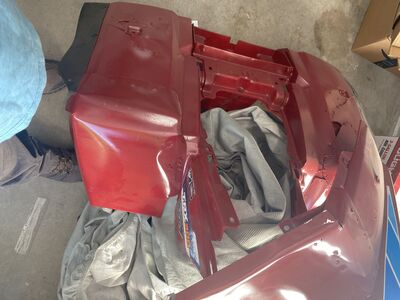 1984 Honda TRX 200 front back plastic/fender set.