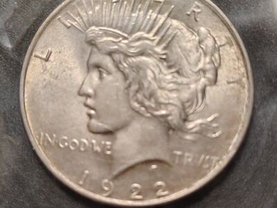 1922 Silver Peace dollar