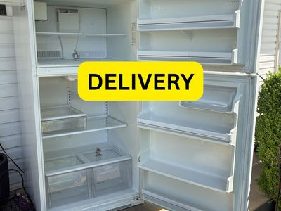 DELIVERY - WORKING 20.8 cu ft Refrigerator/Freezer - PERFECT TEMPERATURES