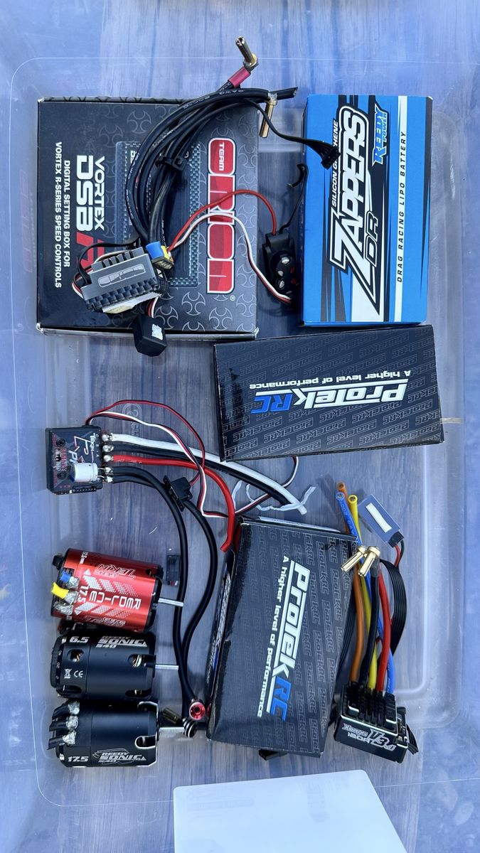 Random Racing ESCs And Motors + Tires