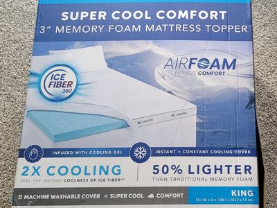 3" Memory Foam mattress topper