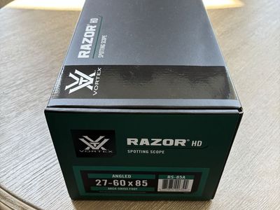 Vortex Razor HD 27-60x85 Angled Spotting Scope
