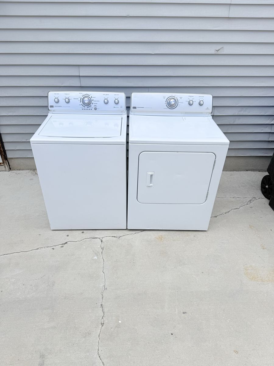 Maytag washer and electric dryer 