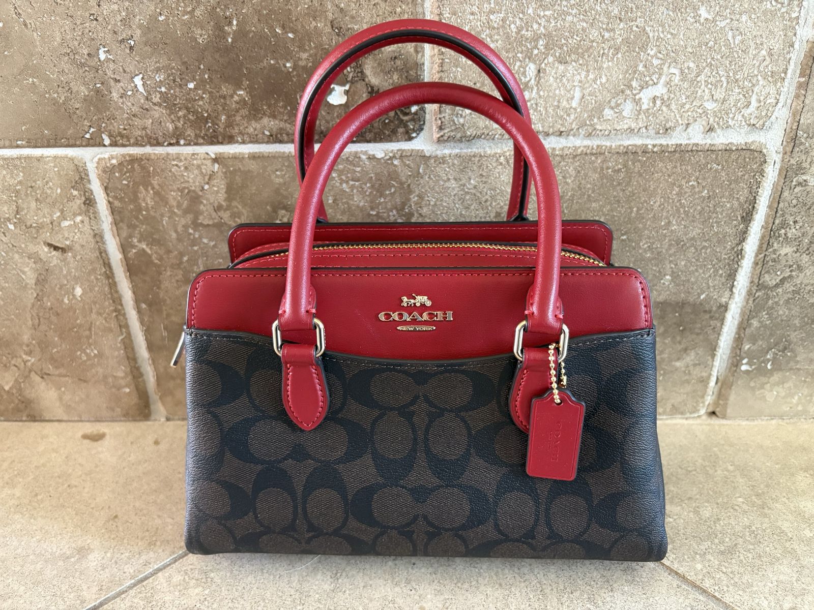 Never Used Coach Darcie Carryall Bag w/ Crossbody