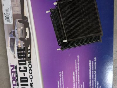 Hayden 677 Rapid-Cool Transmission Cooler with Derale Performance Thermostat Kit 25791