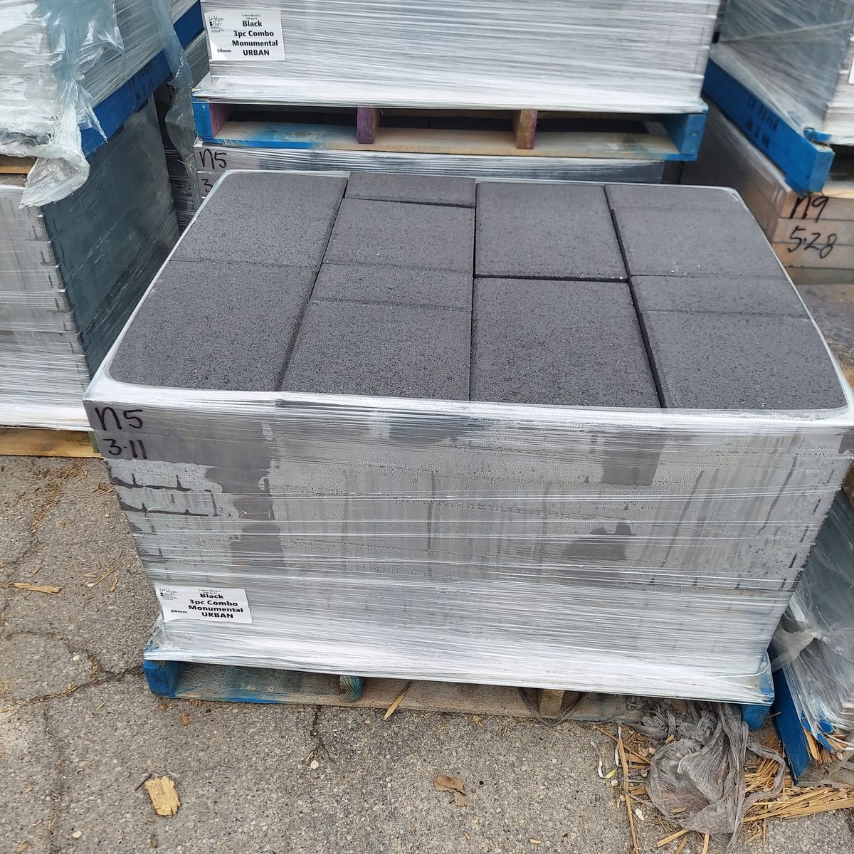BLACK MONUMENTAL PAVERS