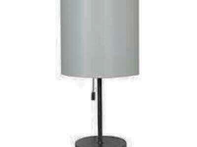 Haitral Black Modern UL Listed Desk Lamp with Pull Chain Switch