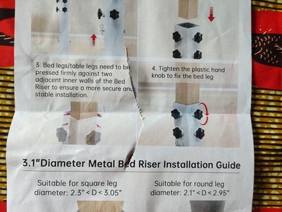 2025 Up Grade 4 Pack Carbon Steel Dorm Bed Riser 3