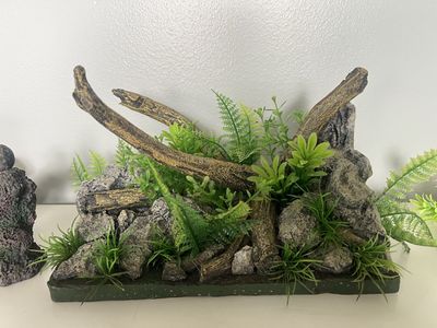 Plastic fish decoration