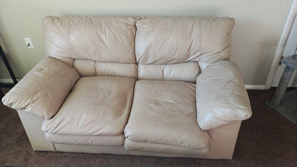 Leather couch