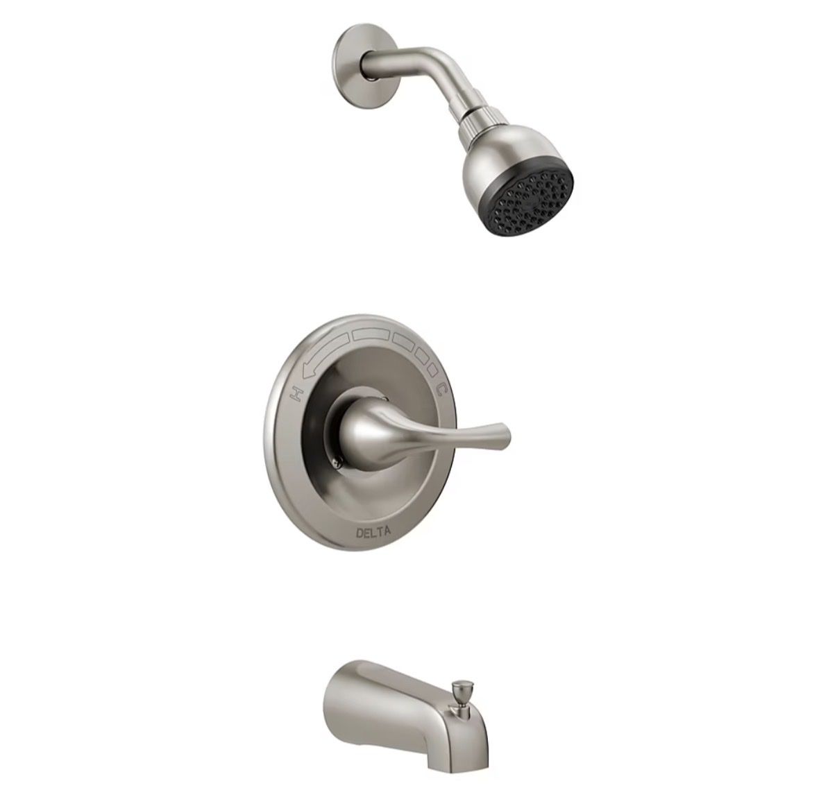 Delta Foundations B114915C-SS Tub & Shower Faucet Kit - Brushed Nickel, Full Spray New