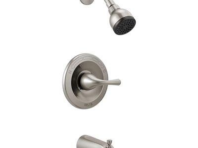 Delta Foundations B114915C-SS Tub & Shower Faucet Kit - Brushed Nickel, Full Spray New