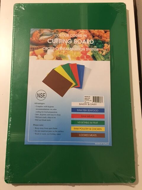 Winco Green Cutting Board