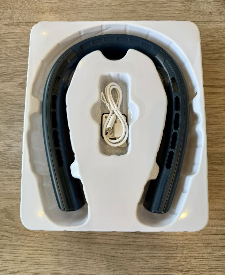 Neck Fan - Dark Navy Blue, New In Package, Tested Working