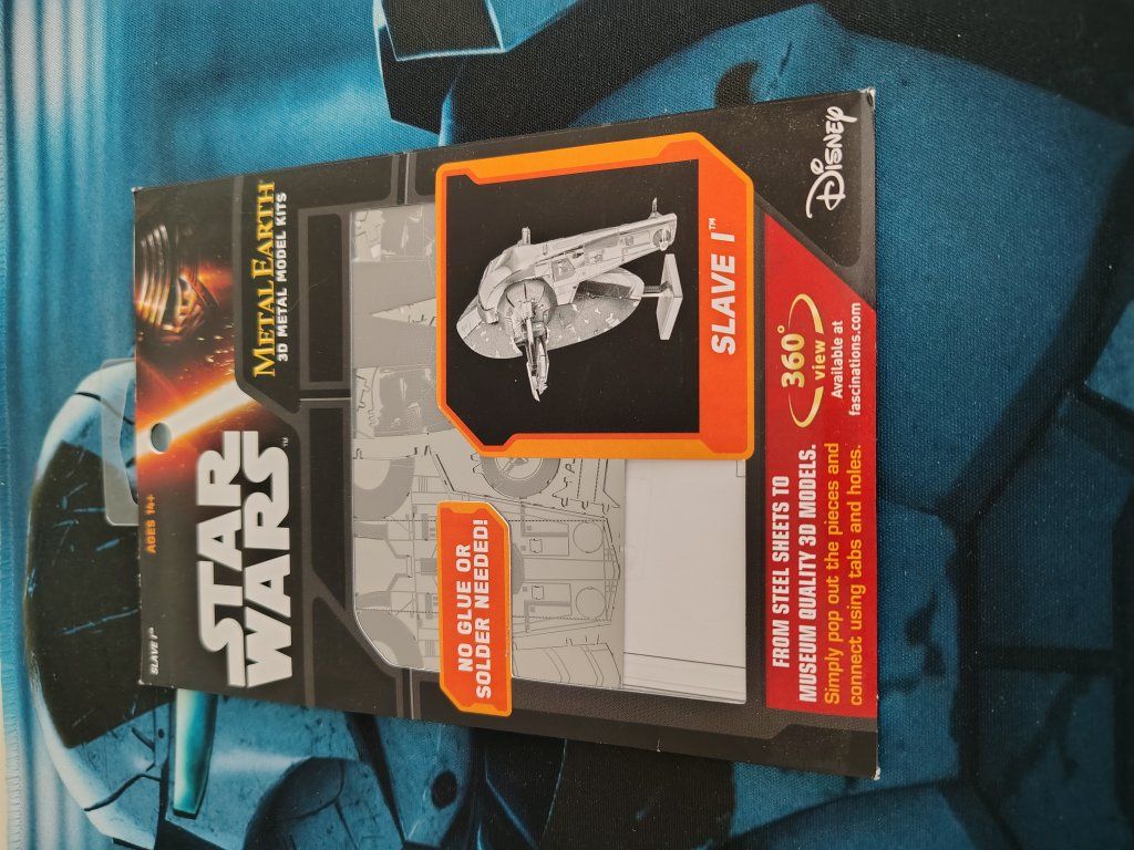 Star Wars Earth Metal Slave 1 metal ship kit