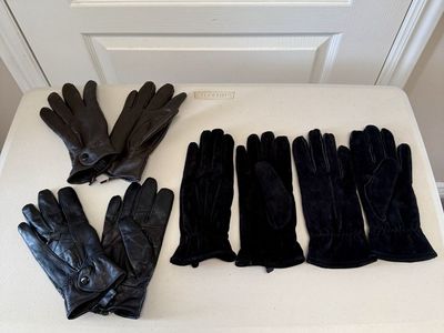 *New* 4 Pair Women’s Large Leather Gloves Bundle/Lot