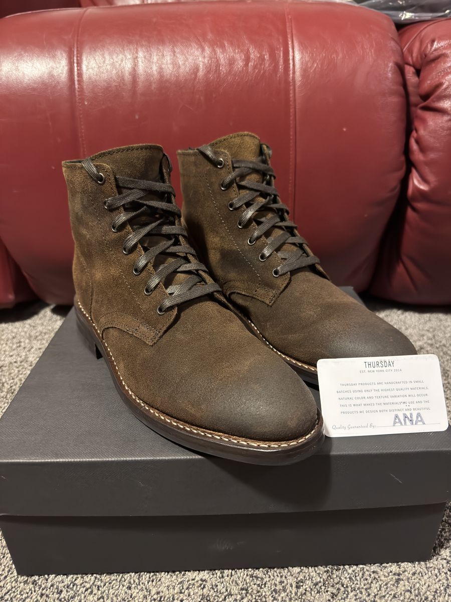 Thursday President boots mocha in a mens size 10/10.5D