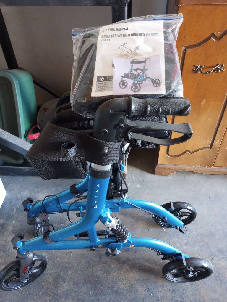  4-Wheel Mobility Aid with Manual