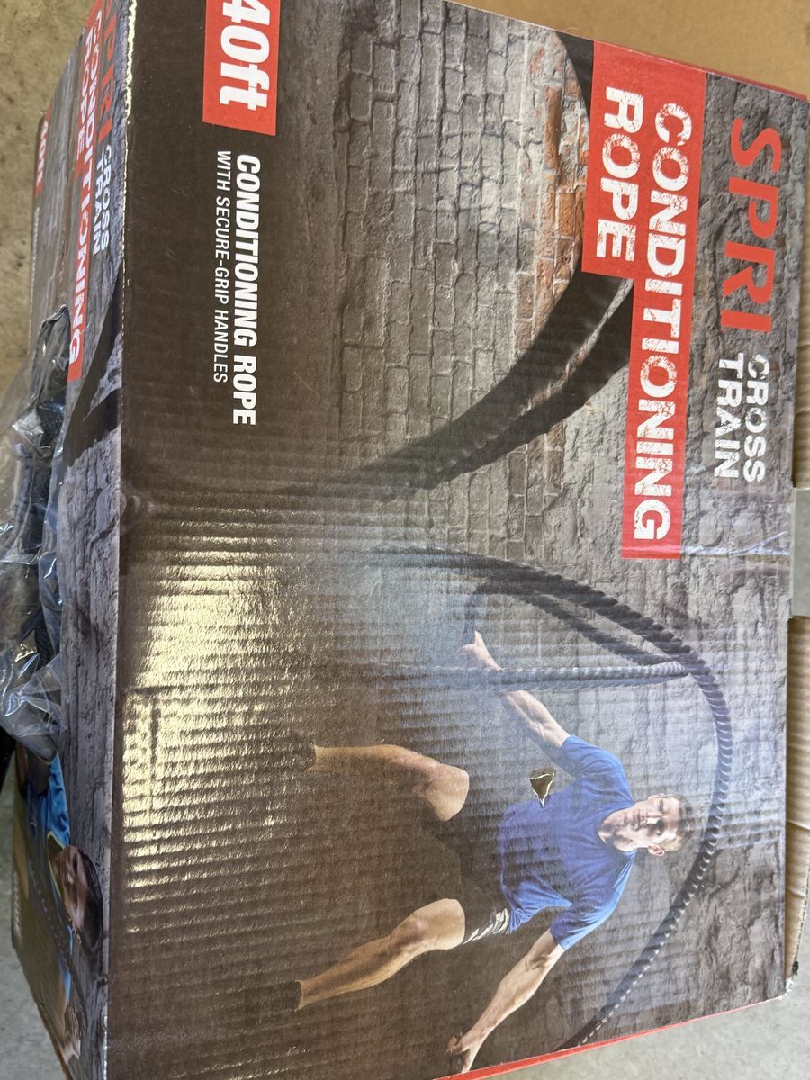Commercial grade 40’ cross fit rope