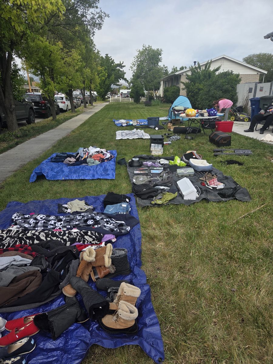 Yard sale it all needs to go today