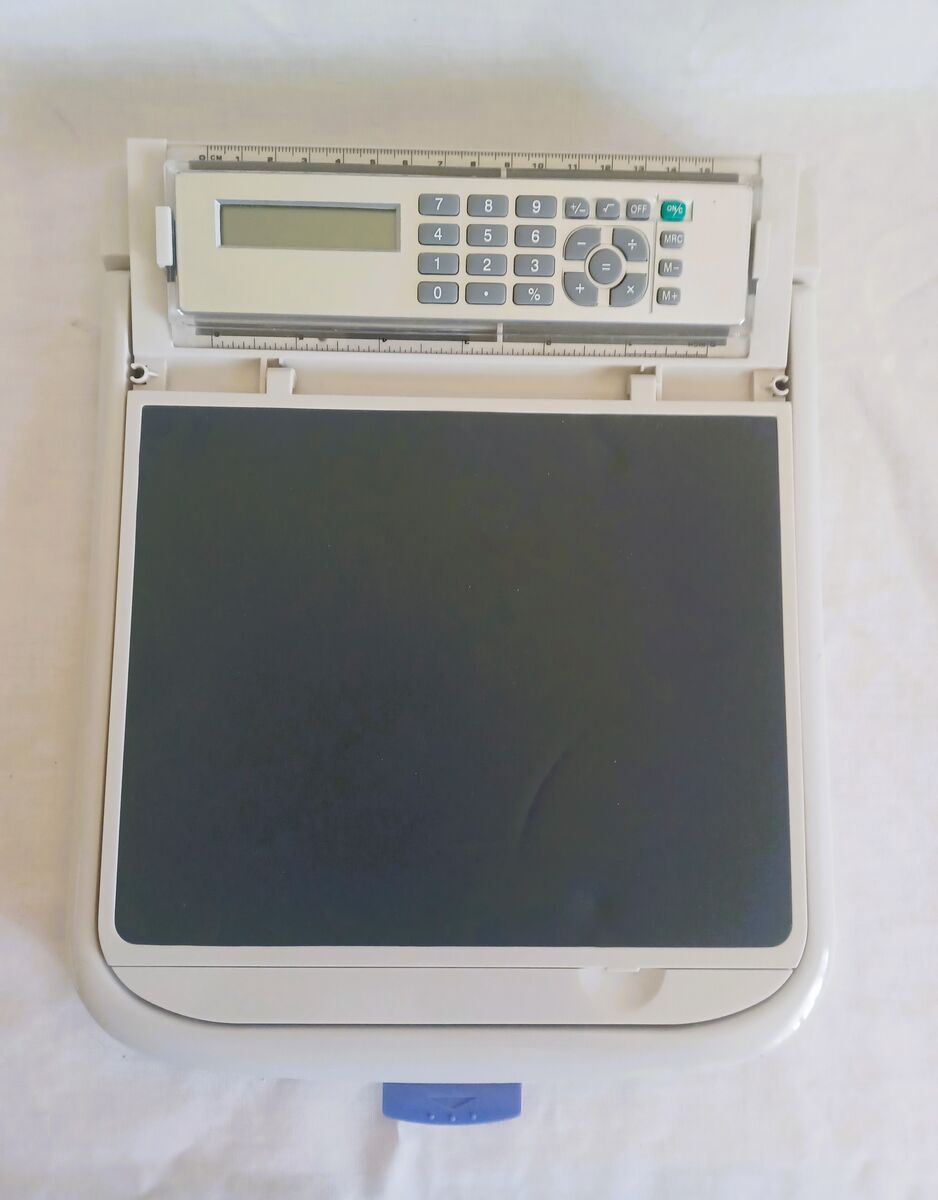 Portable Office Organizer, Mouse Pad, Calculator, Ruler, and Storage Unit