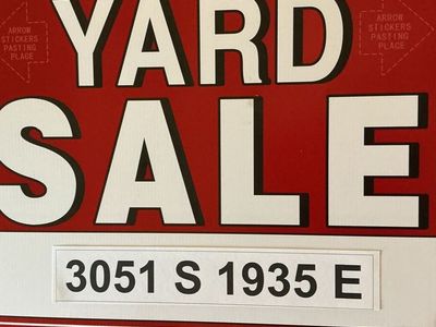 YARD SALE - Saturday, July 25 8:00 am to 2:00 pm