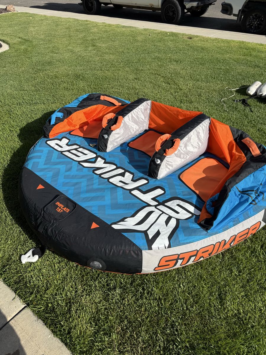 HO Sports Striker 3-Rider Inflatable Towable Water Tube