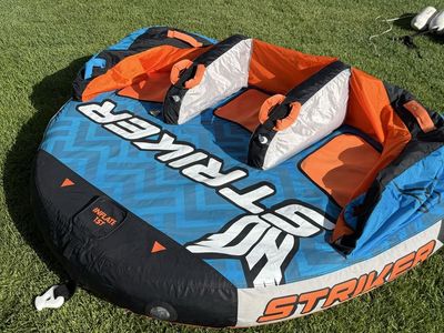HO Sports Striker 3-Rider Inflatable Towable Water Tube