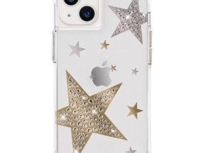 Case-Mate Twinkle Stars iPhone 13/14 Pro Max Case - Clear with Gold & Silver Stars