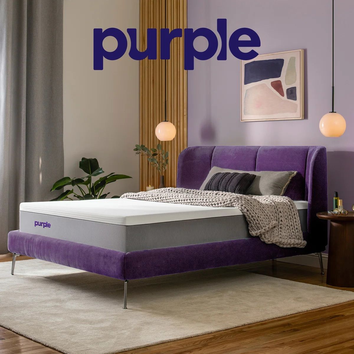 PurpleRenew 11" Gel Grid Mattress, King 1743415 #106491