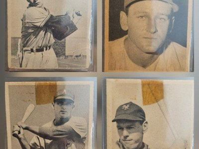 Vintage 1948 Bowman Baseball Lot