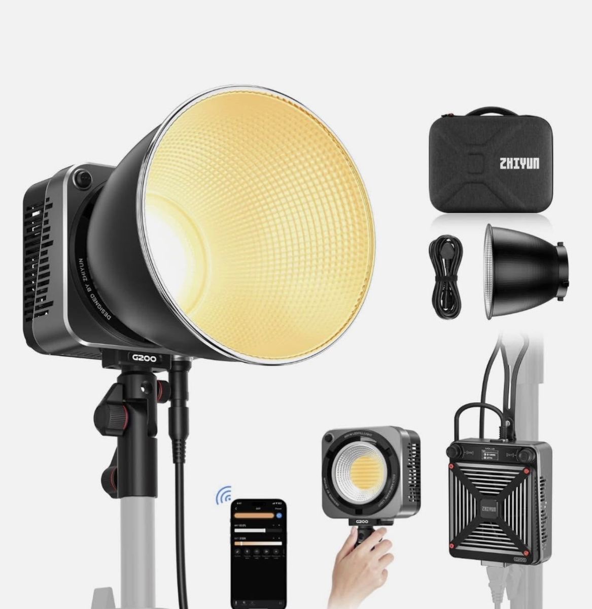New Zhiyun MOLUS G200 COB LED Video Light