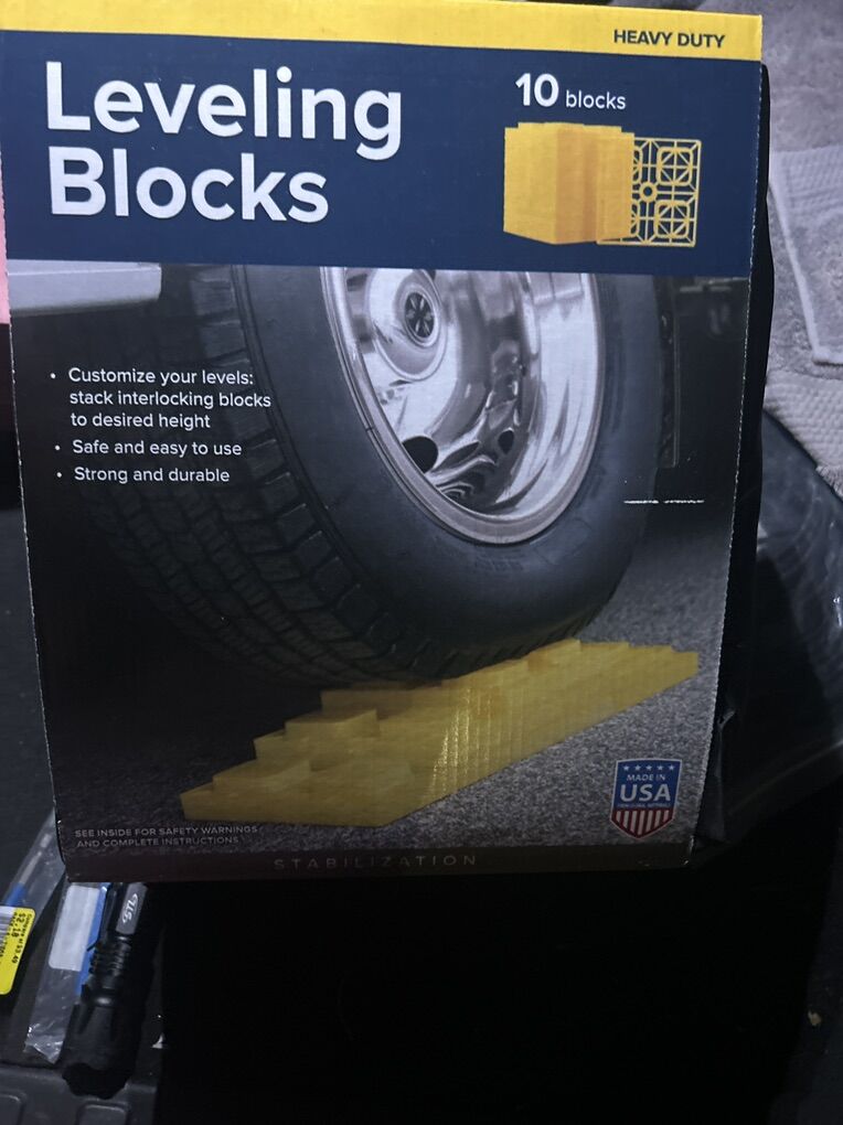 Camco Solid Bottom Leveling Blocks 10