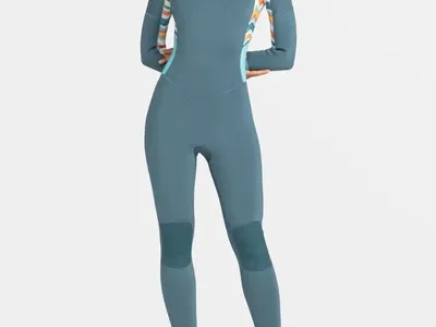 ROXY Women’s 3/4 SWELL SERIES Back-Zip Wetsuit – Size 4 – 3/2mm – Brand New with Tags