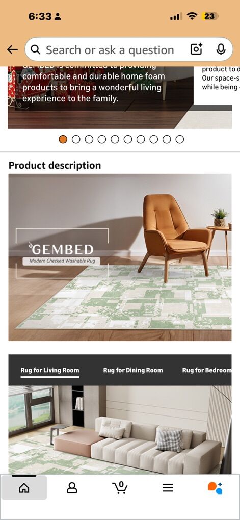 Huge NEW Rug 9x12 esthetically calm vibe low Pile