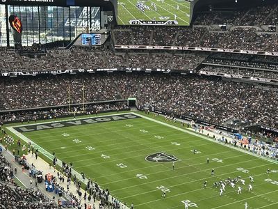 Las Vegas Raiders vs Tennessee Titans - Row 1 Of Section!