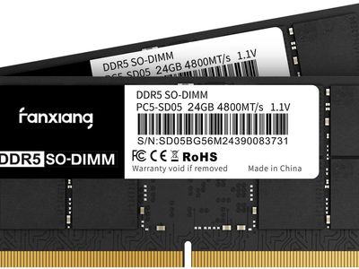 Brand New SODIMM DDR5 4800MHz RAM 48GB Kit (2 x 24GB) CL40 1.1V 262-pin Laptop Memory