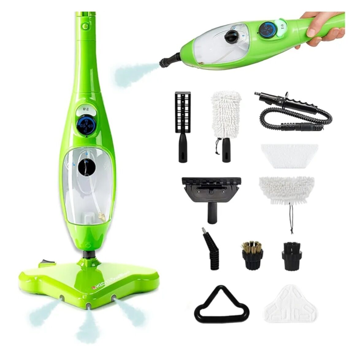 New In Box H2O X5 Steam Mop 5-in-1 DualBlast and Handheld Steamer Cleaner