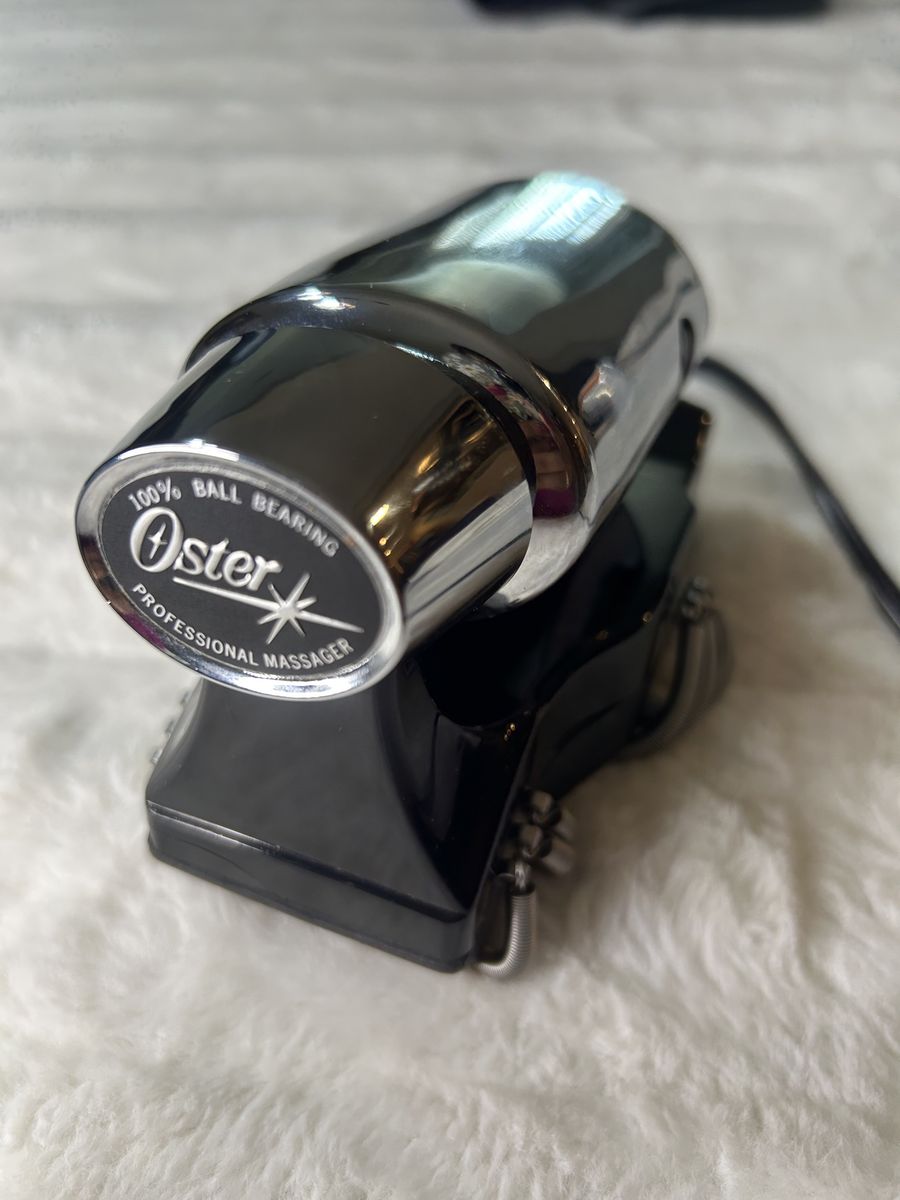 Oster Professional 100% Ball Bearing Handheld Massager - Vintage Black & Chrome