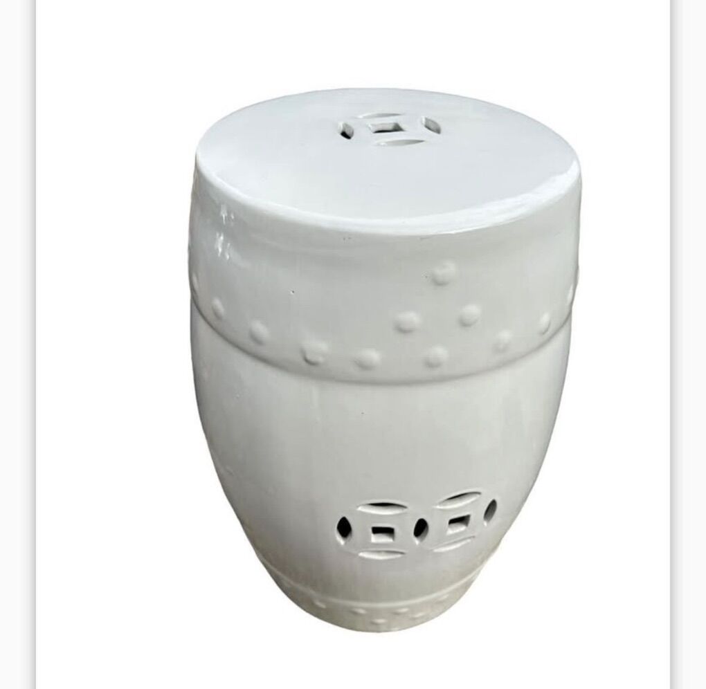 Chinese Garden Stool Glossy Glaze